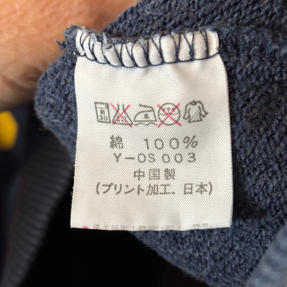 Y2K Tokyo Disneyland Donald Duck Navy Blue Crewneck Sweatshirt - Picture 5 of 6